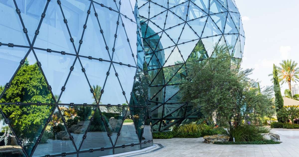 Exterior of The Dalí (Salvador Dalí Museum) in St. Petersburg, FL.