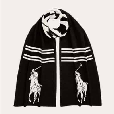 This customizable scarf from Ralph Lauren is a great choice.